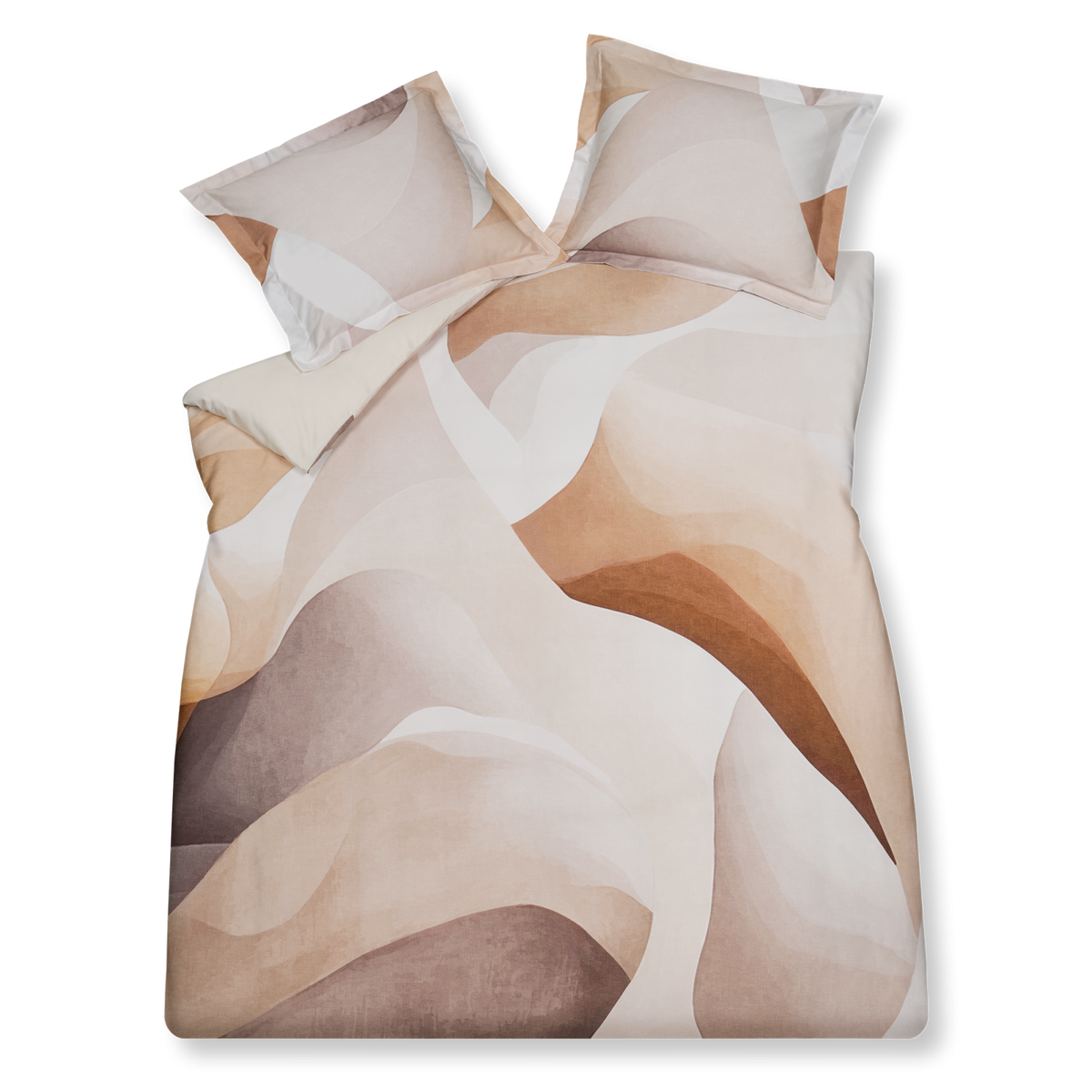 SCULPTED SAND dekbedovertrekset | stone
