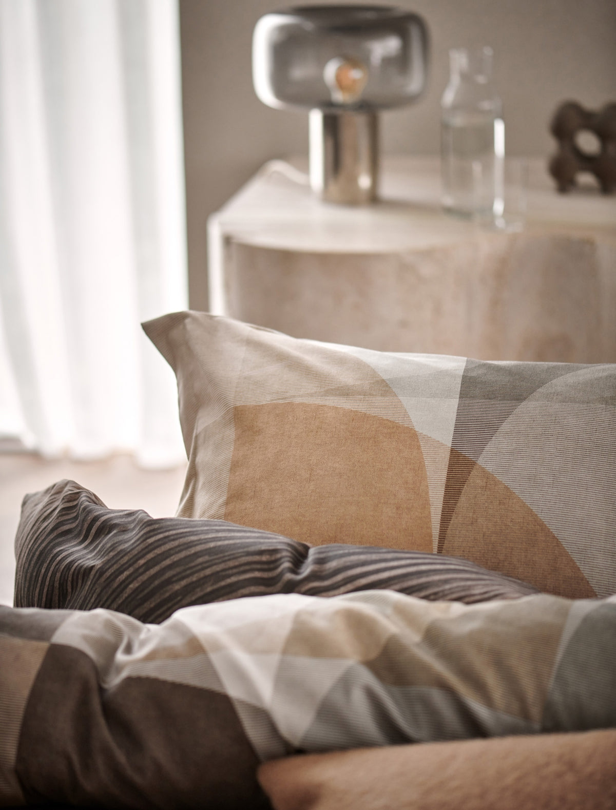 MUTED SHAPES XL dekbedovertrekset | multi
