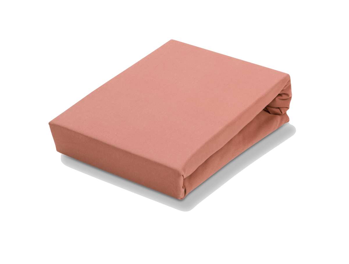 JERSEY SOFT split-topper hoeslaken | brick dust
