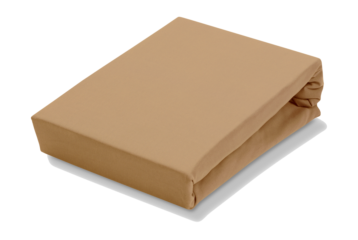 JERSEY SOFT 120 hoeslaken | toffee