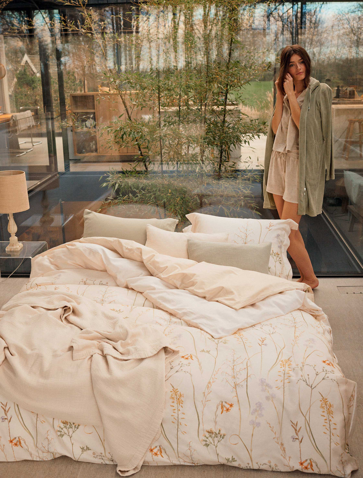 SOOTHING DREAMS XL dekbedovertrekset | sand