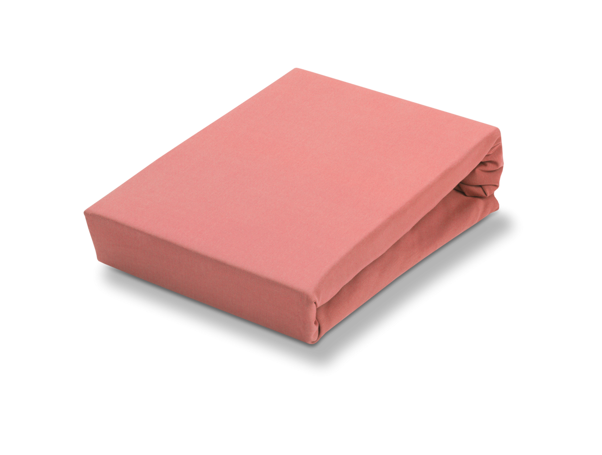 JERSEY SUPREME 120 hoeslaken | light coral