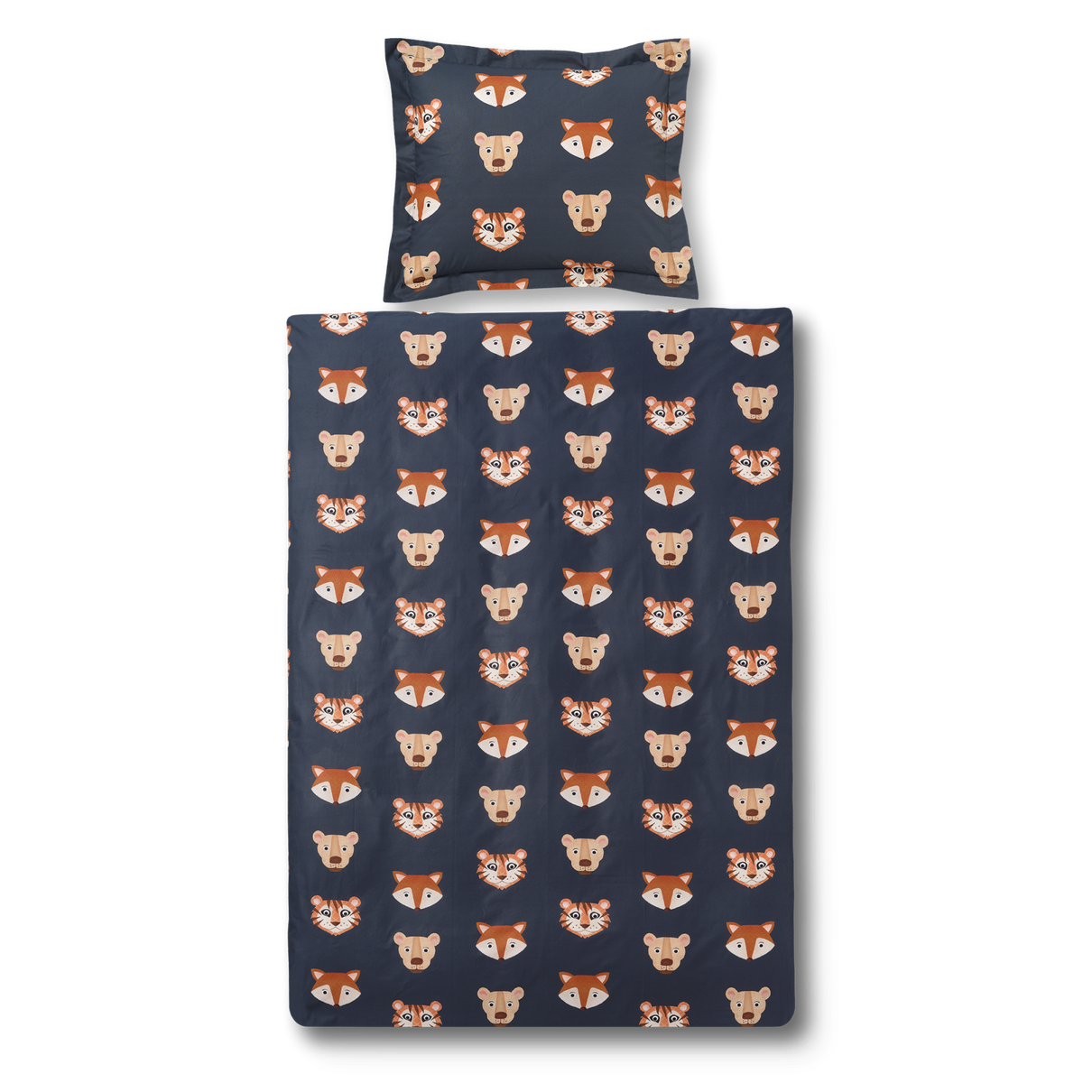 JUNGLE KIDS dekbedovertrek | jeans blue
